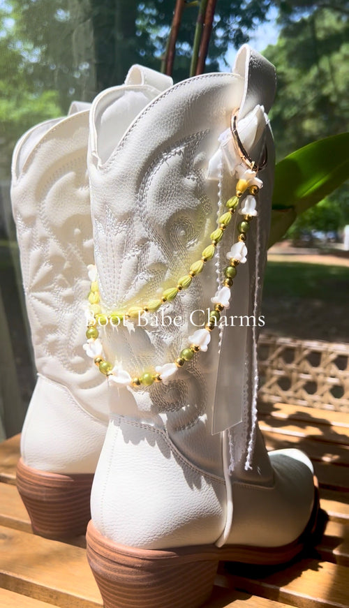 Hawaiian double lei bag/ boot charm